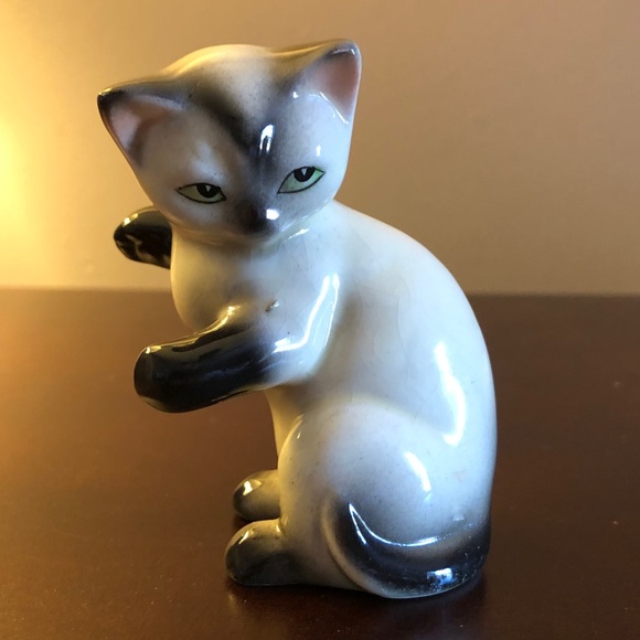 Estate Other - Vintage Siamese Cat / Kitten Figurine Japan